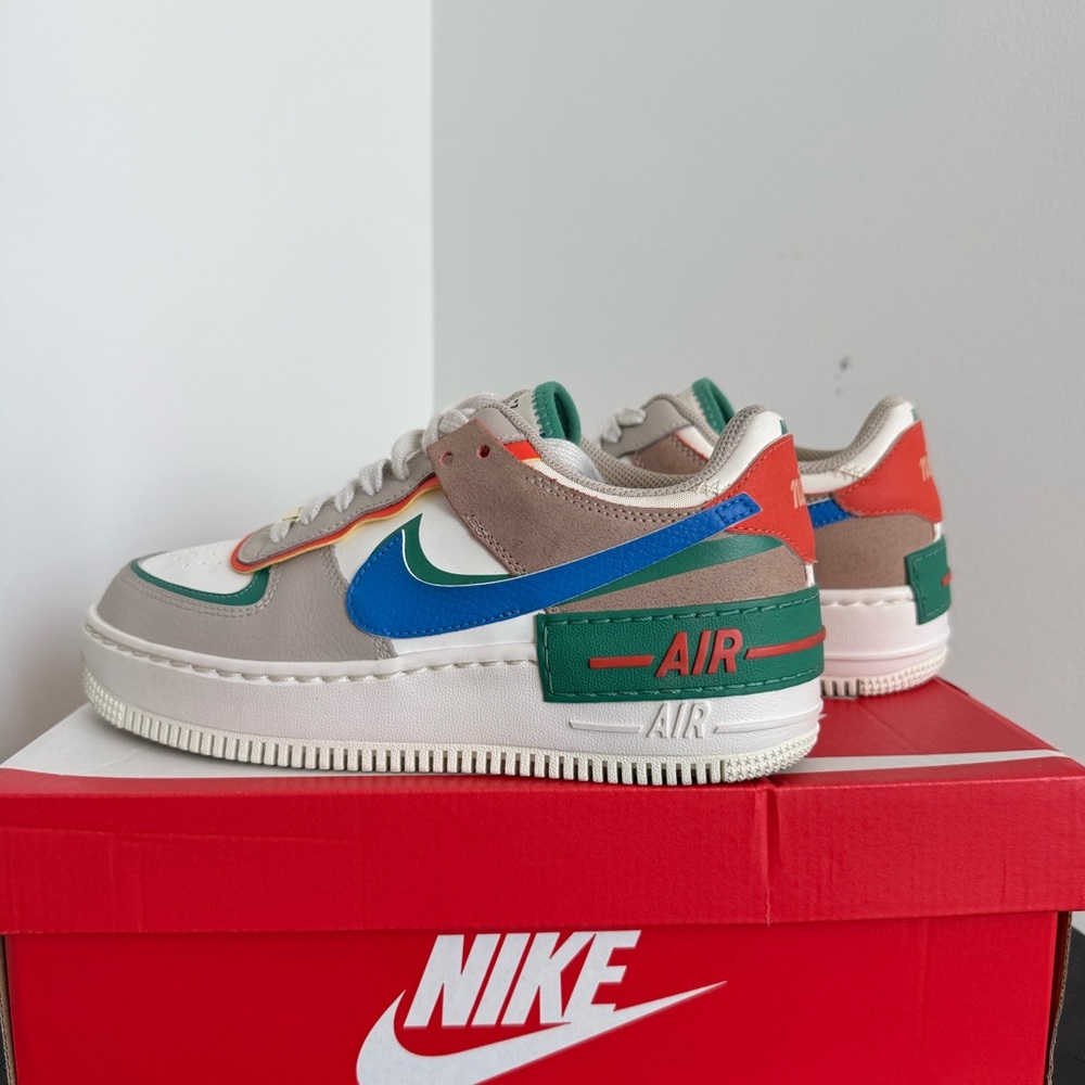 WMNS AIR FORCE 1 SHADOW 'SAIL SIGNAL BLUE GREEN